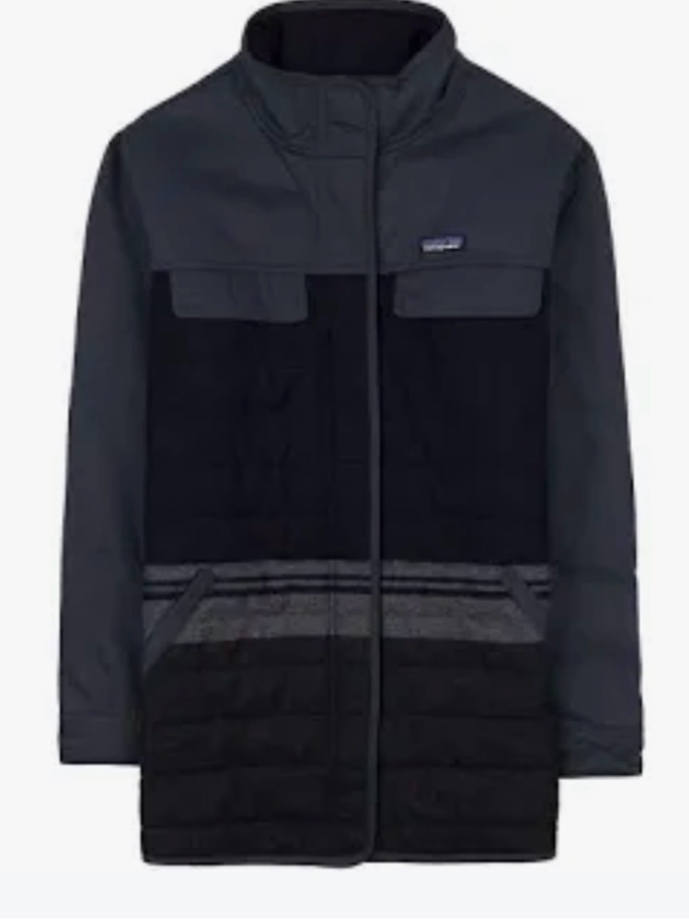 NWOT Patagonia Out Yonder Chore Barn Car Coat Navy Full Zip Jacket M